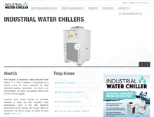 Tablet Screenshot of industrialwaterchiller.com